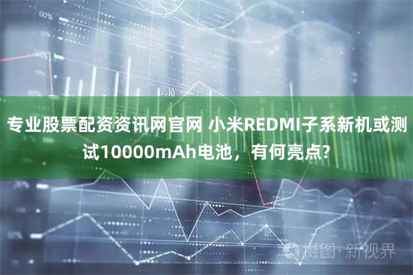专业股票配资资讯网官网 小米REDMI子系新机或测试10000mAh电池，有何亮点?