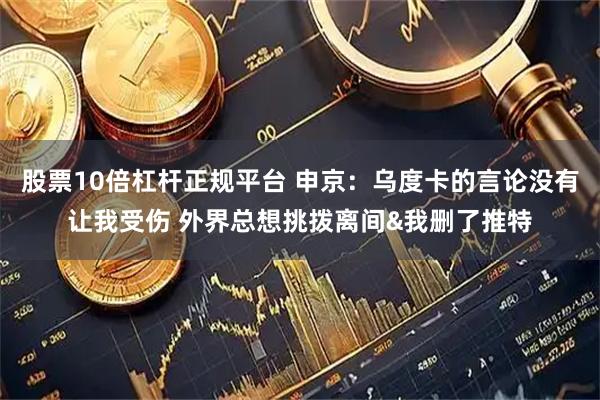 股票10倍杠杆正规平台 申京：乌度卡的言论没有让我受伤 外界总想挑拨离间&我删了推特